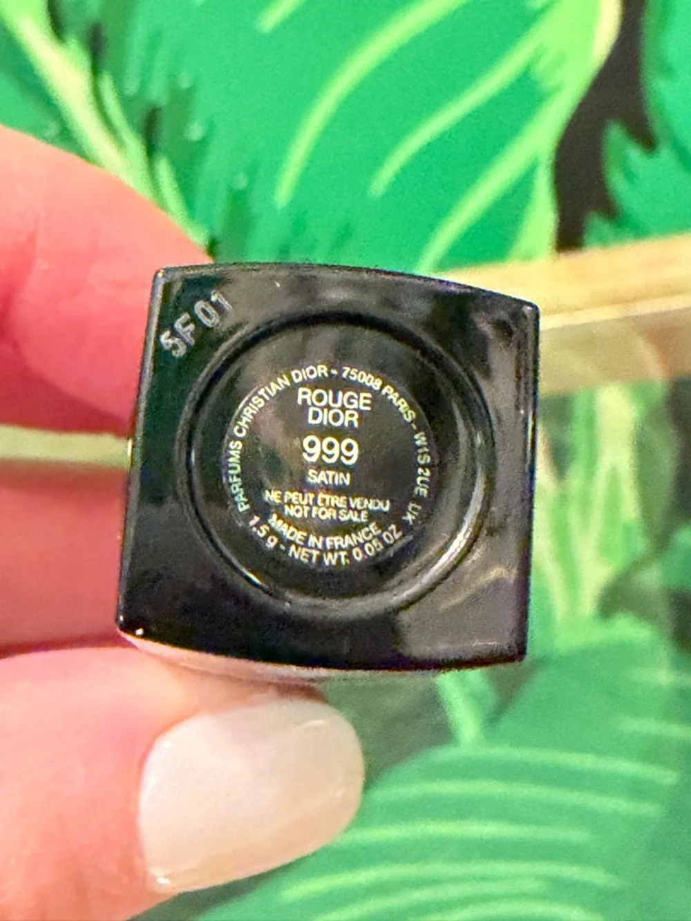 NWT Dior Rouge Dior 999 Satin Lipstick Mini Travel Size 1.5g